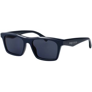 Alexander McQueen - AM0472S - Zonnebril - Acetaat - Blauw