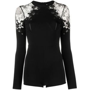 Valentino, Dames, Jumpsuits & Playsuits, Zwart, Maat: S Katoen,