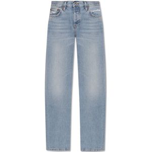Re/Done, Dames, Jeans, Blauw, Maat: W30 Katoen,