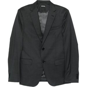 Zegna, Heren, Jassen, Grijs, Maat: L