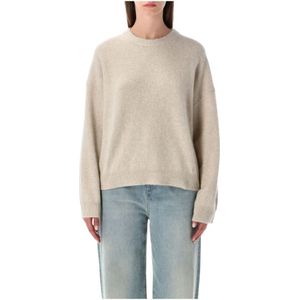 Loulou Studio, Dames, Truien, Grijs, Maat: S Wol,