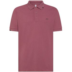 Sun68, Heren, Tops, Roze, Maat: M Poliester,