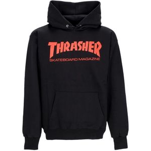 Thrasher, Heren, Sweatshirts & Hoodies, Zwart, Maat: S Katoen,