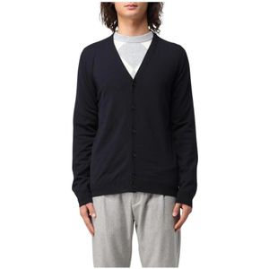 Zanone, Heren, Truien, Blauw, Maat: 2XL Wol,