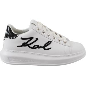 Karl Lagerfeld, Dames, Schoenen, Wit, Maat: 41 EU Leer,