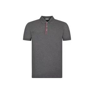 Moncler Polo Hemden , Gray , Heren , Maat: XL