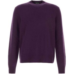 Tom Ford, Heren, Truien, Paars, Maat: M Kasjmier,