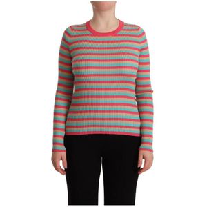 Dolce & Gabbana, Dames, Truien, Veelkleurig, Maat: S Zijde,