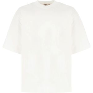 Marni, Heren, Tops, Wit, Maat: S Katoen,