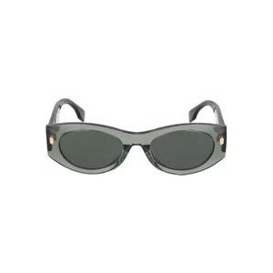 Fendi Stijlvolle ovale zonnebril , Gray , unisex , Maat: 52 MM