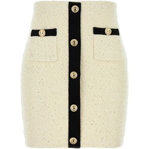 Self Portrait, Dames, Rokken, Beige, Maat: M Katoen,