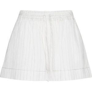 Twinset, Dames, Korte broeken, Wit, Maat: S Katoen,