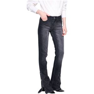 Silvian Heach, Dames, Jeans, Zwart, Maat: W24 Katoen,