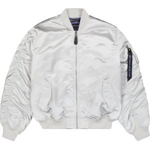 Alpha Industries, Heren, Jassen, Grijs, Maat: XS Nylon,