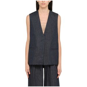 Amiri, Dames, Jassen, Blauw, Maat: XS Denim,