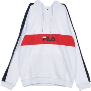 Fila, Heren, Sweatshirts & Hoodies, Wit, Maat: XL