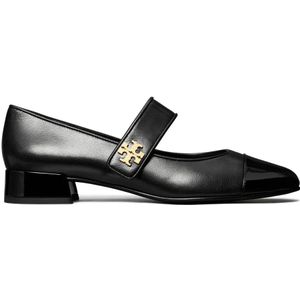 Tory Burch, Dames, Schoenen, Zwart, Maat: 35 1/2 EU Leer,