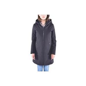 Woolrich Hoogwaardige Softs Dons Regenjas , Black , Dames , Maat: L