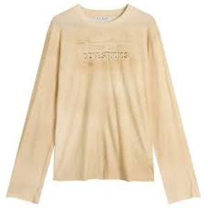 Acne Studios, Dames, Tops, Beige, Maat: M Katoen,