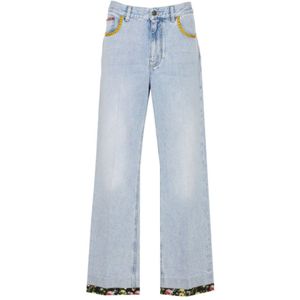 Valentino, Dames, Jeans, Blauw, Maat: W26 Katoen,