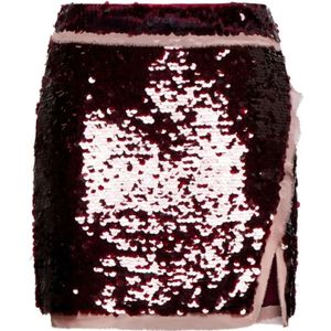 Silvian Heach, Dames, Rokken, Rood, Maat: 2XS Zijde,