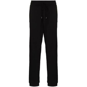 Ferragamo, Heren, Broeken, Zwart, Maat: M Wol,