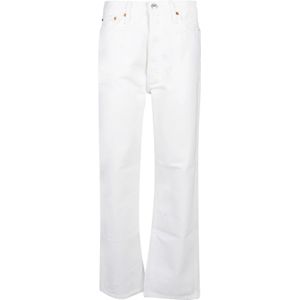 Re/Done, Dames, Jeans, Wit, Maat: W29