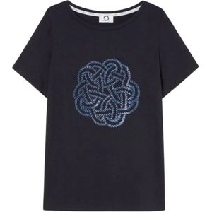 Marina Rinaldi, Dames, Tops, Blauw, Maat: XS Viscose,