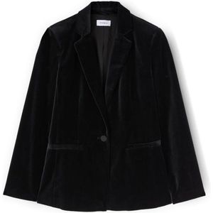 Motivi, Dames, Jassen, Zwart, Maat: 2XS Velours,