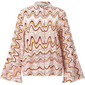 Herzen's Angelegenheit, Dames, Blouses & Shirts, Veelkleurig, Maat: XS Zijde,
