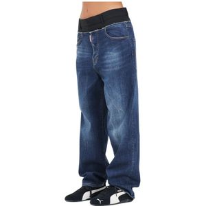Dsquared2, Dames, Jeans, Blauw, Maat: XS Denim,