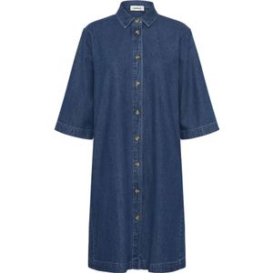 Soaked in Luxury - Denim Overhemdjurk - Blauw