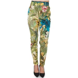 Guess, Dames, Broeken, Veelkleurig, Maat: L Poliester,