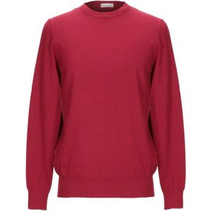 Cashmere Company, Heren, Truien, Rood, Maat: 3XL Zijde,