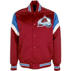 Mitchell & Ness, Heren, Jassen, Rood, Maat: S Poliester,
