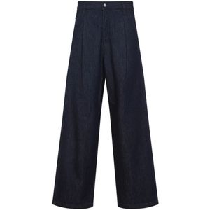 Dries Van Noten, Heren, Jeans, Blauw, Maat: W33 Katoen,
