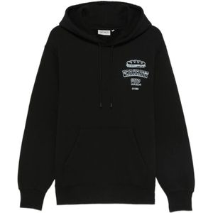 Carhartt Wip, Heren, Sweatshirts & Hoodies, Zwart, Maat: M Zijde,