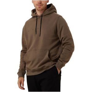 Genti, Heren, Sweatshirts & Hoodies, Bruin, Maat: M