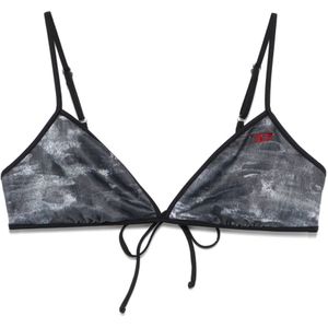 Diesel, Dames, Badkleding, Zwart, Maat: XS Polyamide,