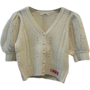 Chloé, Dames, Truien, Wit, Maat: M