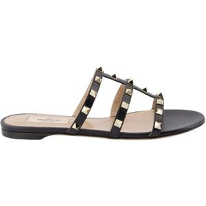 Valentino Garavani, Dames, Schoenen, Zwart, Maat: 37 EU Leer,