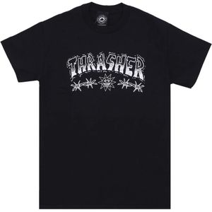 Thrasher, Heren, Tops, Zwart, Maat: M