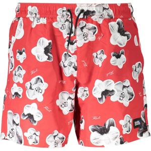 Karl Lagerfeld, Heren, Badkleding, Rood, Maat: S