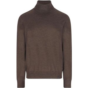 Fay, Heren, Truien, Bruin, Maat: 2XL Wol,