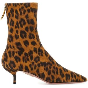 Aquazzura, Dames, Schoenen, Bruin, Maat: 37 EU Leer,