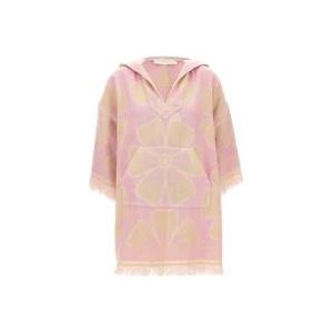 Zimmermann Roze Bloemen Handdoek Jurk , Pink , Dames , Maat: XS