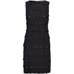 vera mont, Dames, Jurken, Zwart, Maat: S