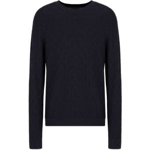 Armani Exchange, Heren, Truien, Blauw, Maat: M