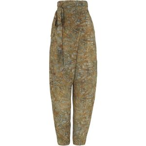 Cortana, Dames, Broeken, Geel, Maat: 2XS Zijde,