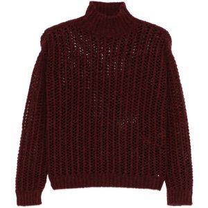 Max Mara, Dames, Truien, Rood, Maat: S